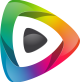 logo driehoek voor witte acthergrond (logo met zwarte tekst)